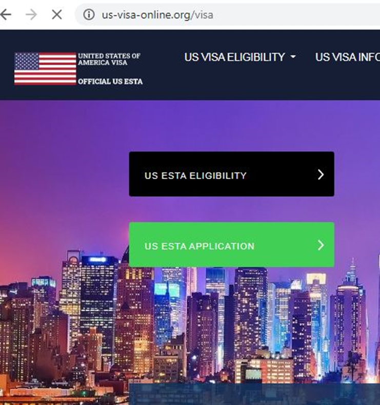 United States American ESTA Visa Service Online – USA Electronic Visa Application Online